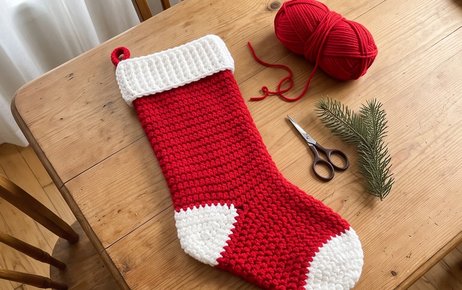 Easy Crochet Christmas Stocking Pattern: Step-by-Step