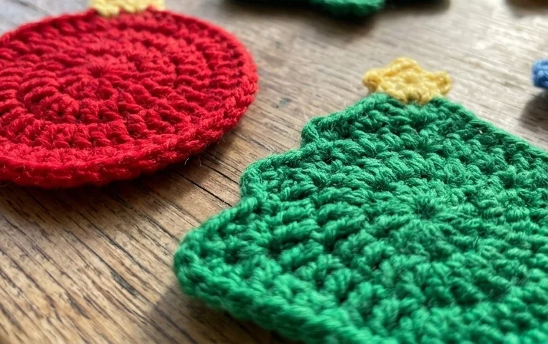 Free Crochet Ornament Applique Pattern + Video