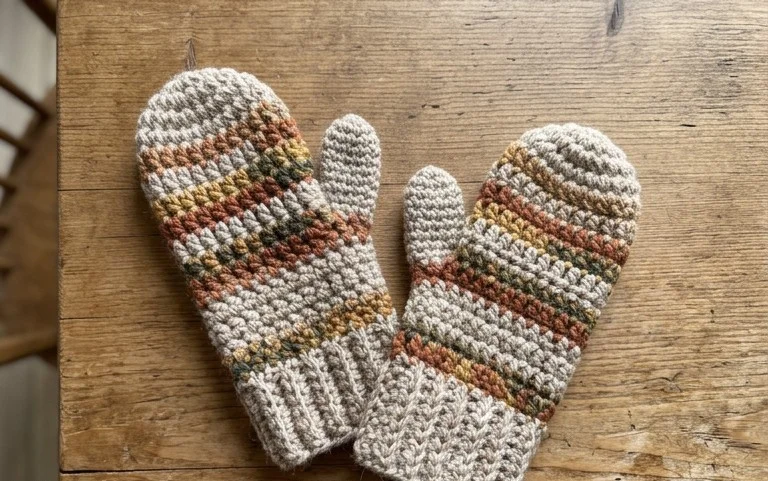 Easy Crochet Mittens: Free Pattern for Beginners