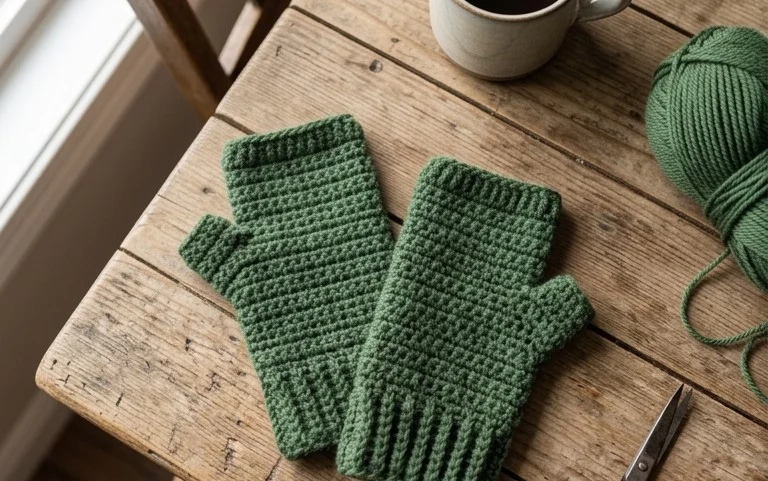 20 Best Fingerless Mitts Free Crochet Patterns for Winter