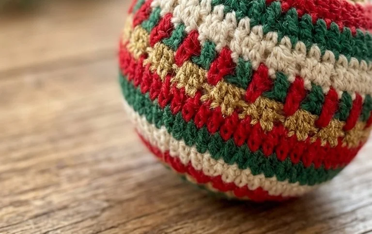 Crochet Christmas Bauble Ornament Free Crochet Patterns