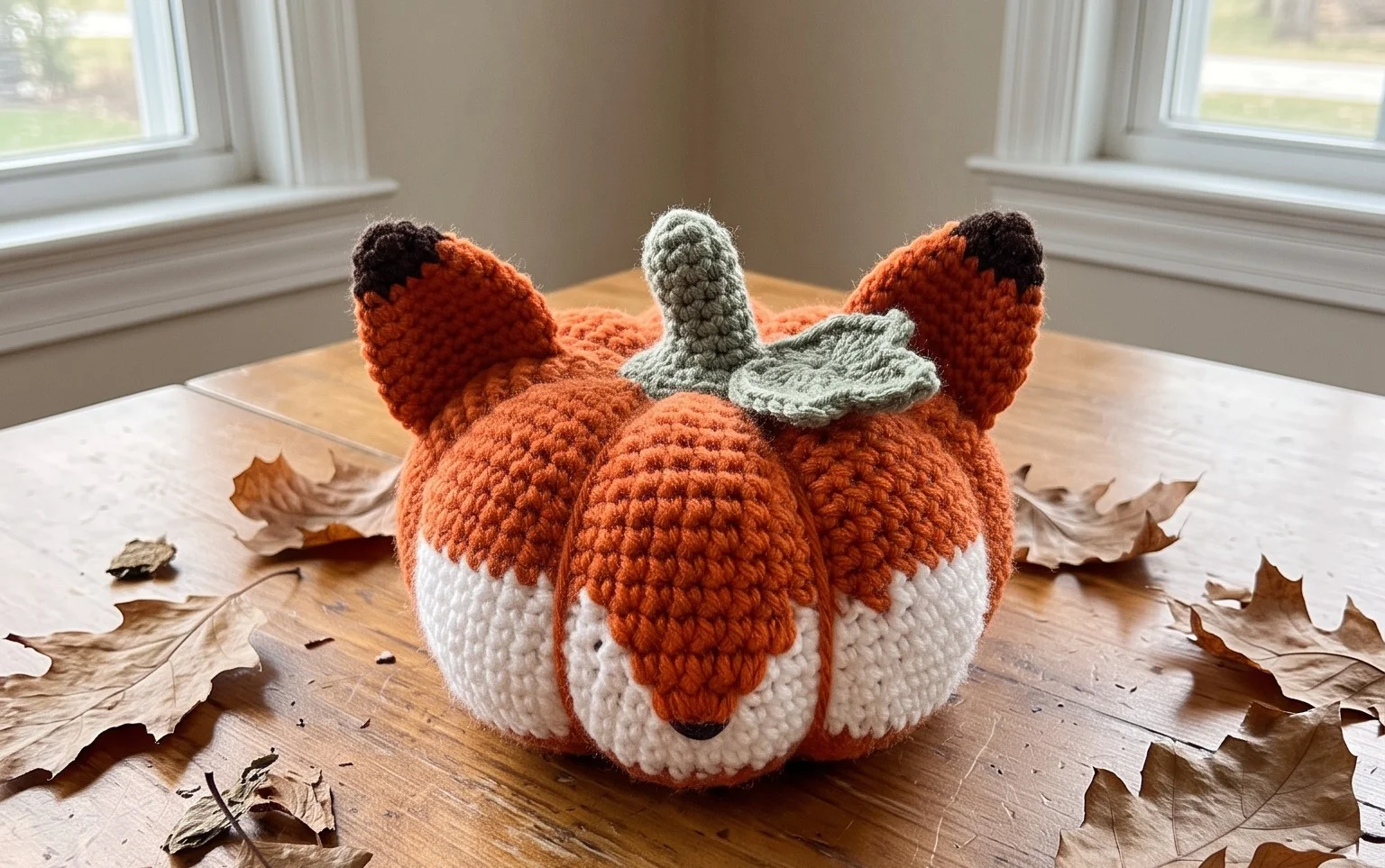 Easy Fox Pumpkin Crochet Free Pattern: Step-by-Step Guide