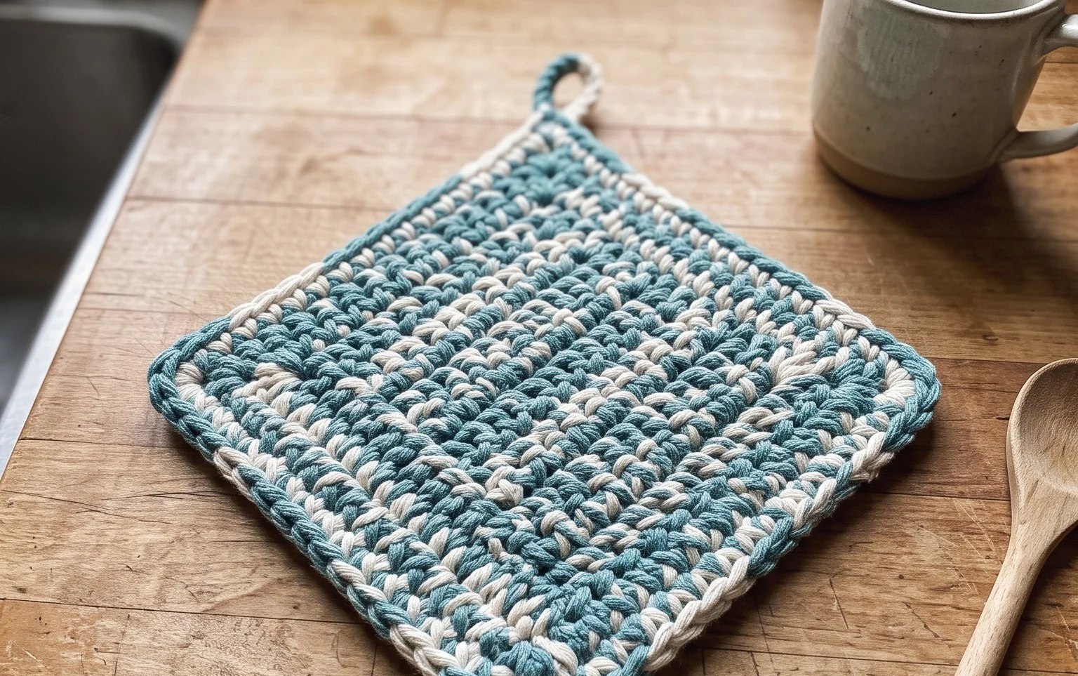 How to Crochet a Double Thick Hot Pad: Free Easy Pattern