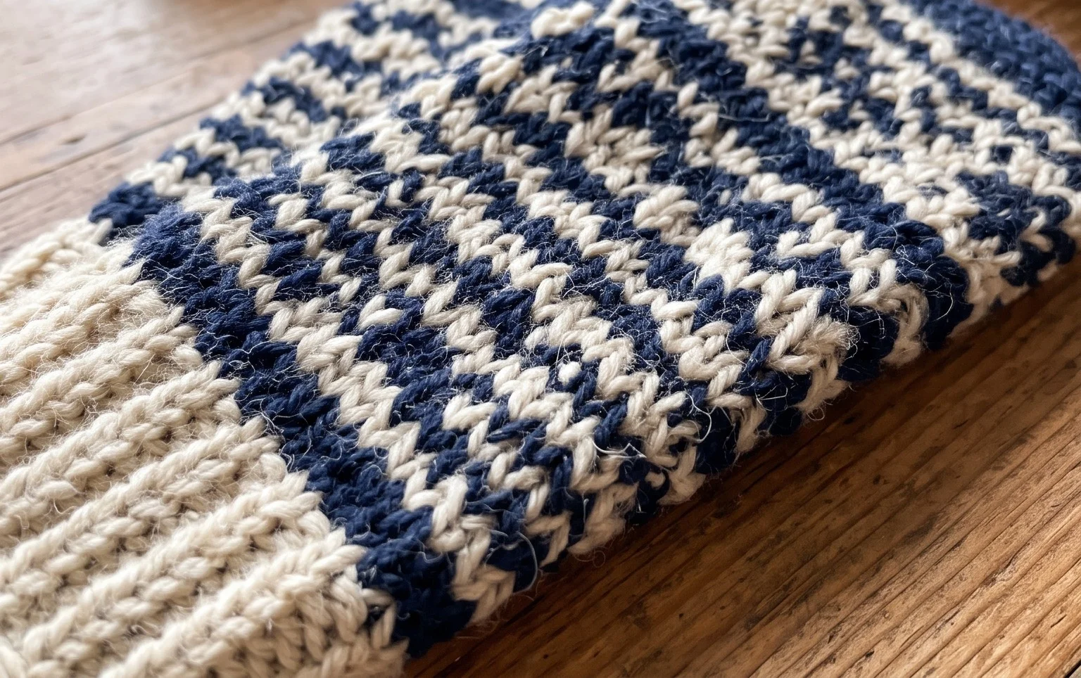 Traditional Crochet Mitten Pattern