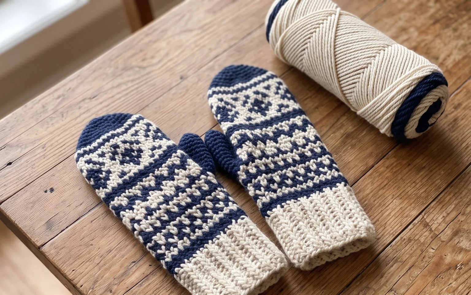 Easy Traditional Crochet Mittens: Free Beginner Pattern