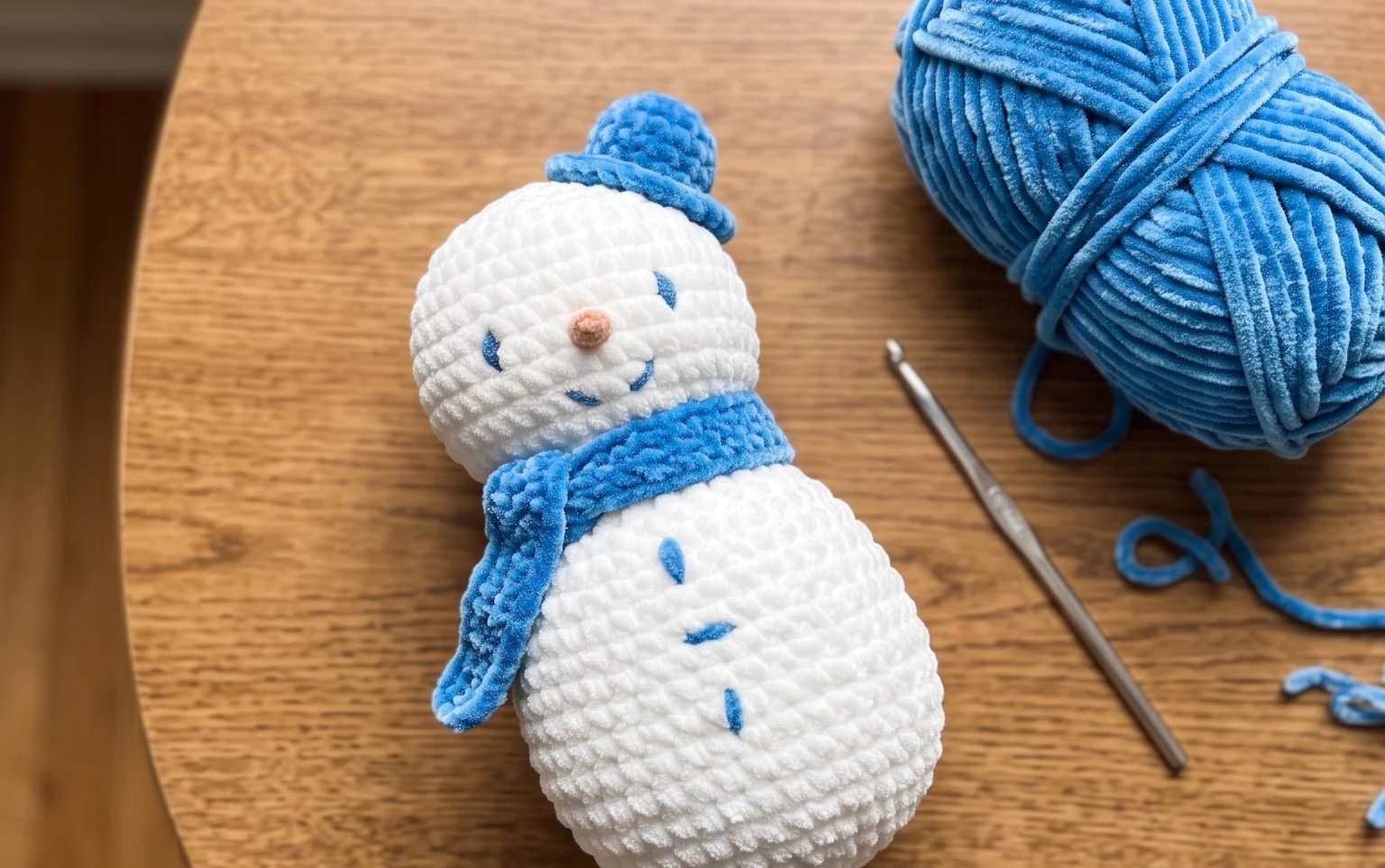 Easy Amigurumi Snowman: Free Crochet Pattern for Beginners